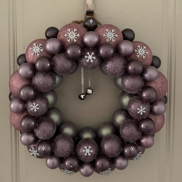 NEW! Hand Crafted Bling Snowflake Wreath 22'' - Picture 7 of 14